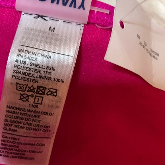 NWT Old navy neon bright pink bikini swimsuit bottom bathing suit one piece sz M - Picture 9 of 16